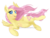 Size: 800x605 | Tagged: safe, artist:umieart, fluttershy, pony, g4, female, flying, solo