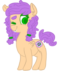 Size: 671x800 | Tagged: safe, artist:sodaaz, oc, oc only, oc:sticky stamps, pegasus, pony, braces, female, mare, overbite, simple background, white background