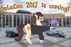 Size: 800x534 | Tagged: safe, artist:malte279, oc, oc only, oc:canni soda, pony, galacon, galacon 2017, germany, mascot, origami