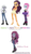 Size: 816x1386 | Tagged: safe, artist:prettycelestia, limestone pie, saffron masala, violet blurr, oc, oc:artemis rose, equestria girls, g4, equestria girls-ified, four arms, fusion, fusion:limestone pie, fusion:saffron masala, fusion:violet blurr, multiple arms