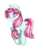 Size: 400x470 | Tagged: safe, artist:translucentartist, violet blurr, pony, g4, equestria girls ponified, ponified