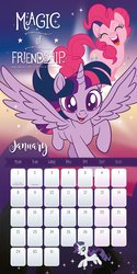 Size: 1280x2560 | Tagged: safe, pinkie pie, rarity, twilight sparkle, alicorn, pony, g4, my little pony: the movie, calendar, twilight sparkle (alicorn)