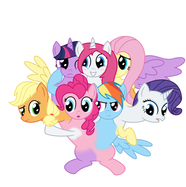 My Little Pony Applejack Rarity Pinkie Rainbow Dash Twilight Fluttershy  Loves 2