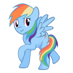 Size: 2400x2400 | Tagged: safe, artist:ancientkale, rainbow dash, pony, g4, female, high res, simple background, solo, transparent background, vector