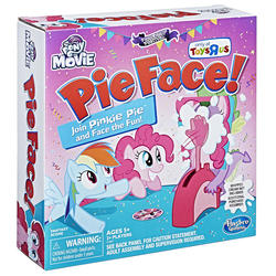 Size: 1000x1000 | Tagged: safe, pinkie pie, rainbow dash, spike, dragon, g4, my little pony: the movie, official, cute, food, game, merchandise, pie, pie face