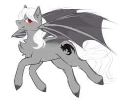 Size: 1179x980 | Tagged: safe, artist:kseniyart, oc, oc only, oc:dracula, pony, vampony, chest fluff, simple background, solo, transparent background