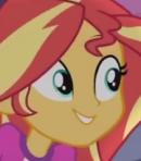 Size: 130x148 | Tagged: safe, screencap, sunset shimmer, equestria girls, g4, my little pony equestria girls: legend of everfree, behind the voice actors, female, picture for breezies, solo