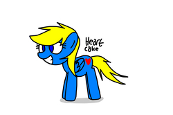 Size: 3072x2038 | Tagged: safe, artist:mlpheartcake, oc, oc only, oc:heart cake, pony, heart, high res, love