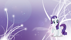 Size: 1920x1080 | Tagged: safe, artist:metalbeersolid, artist:unfiltered-n, edit, rarity, pony, g4, abstract background, female, raised hoof, solo, wallpaper, wallpaper edit