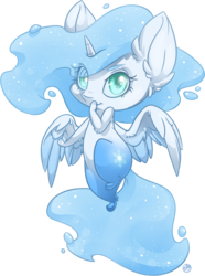Size: 1441x1940 | Tagged: safe, artist:kez, oc, oc only, oc:princess snowflake, alicorn, pony, alicorn oc, chibi, female, mare, simple background, solo, transparent background