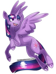 Size: 2731x3600 | Tagged: safe, artist:polyhexian, twilight sparkle, alicorn, pony, g4, female, flying, high res, mare, simple background, solo, transparent background, twilight sparkle (alicorn)