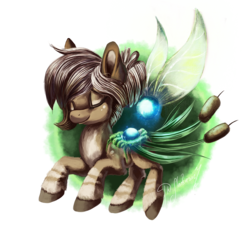 Size: 1271x1200 | Tagged: safe, artist:shivannie, oc, oc only, oc:plio, original species, eyes closed, solo