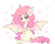 Size: 5000x4000 | Tagged: safe, artist:kaikururu, oc, oc only, oc:rose glow, bat pony, pony, flower, solo