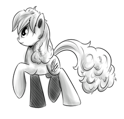 Size: 700x670 | Tagged: dead source, safe, artist:xioade, oc, oc only, pony, monochrome, sketch, solo
