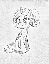 Size: 2514x3253 | Tagged: safe, artist:otakuponi, princess cadance, pony, g4, female, filly, high res, solo, traditional art