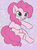 Size: 877x1185 | Tagged: safe, artist:treekickerdraws, pinkie pie, earth pony, pony, g4, confetti, cute, female, mare, solo