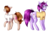 Size: 2146x1356 | Tagged: safe, artist:despotshy, oc, oc only, oc:kissel, oc:vadim, earth pony, pony, unicorn, clothes, male, shirt, simple background, stallion, transparent background