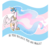 Size: 3000x3000 | Tagged: safe, artist:overlordneon, princess celestia, alicorn, pony, g4, female, high res, mare, positive ponies, pride, pride flag, pride month, simple background, smiling, solo, trans celestia, transgender, transgender pride flag, transparent background