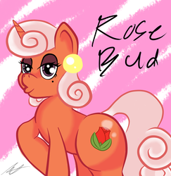 Size: 3300x3400 | Tagged: safe, artist:speedway king, oc, oc only, oc:rosebud, pony, unicorn, bedroom eyes, female, high res, pouting, solo