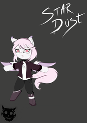 Size: 2893x4092 | Tagged: safe, artist:exile, oc, oc only, oc:star dust, pegasus, semi-anthro, female, simple background, solo