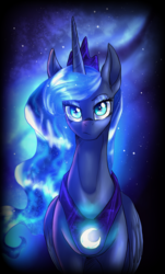 Size: 929x1536 | Tagged: safe, artist:not-ordinary-pony, princess luna, alicorn, pony, g4, bored, female, mare, solo