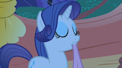 Size: 1280x720 | Tagged: safe, screencap, rarity, pony, g4, look before you sleep, female, golden oaks library, mare, solo