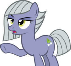 Size: 5076x4728 | Tagged: safe, artist:ironm17, limestone pie, earth pony, pony, g4, absurd resolution, female, lidded eyes, mare, raised hoof, simple background, solo, transparent background, vector
