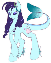 Size: 1008x1239 | Tagged: safe, artist:clefficia, oc, oc only, unnamed oc, original species, pony, female, simple background, solo, white background