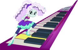 Size: 7557x4873 | Tagged: safe, artist:punzil504, coloratura, equestria girls, friendship through the ages, g4, my little pony equestria girls: rainbow rocks, absurd resolution, alternate hairstyle, clothes swap, equestria girls-ified, female, keytar, musical instrument, rara, simple background, solo, transparent background, vector
