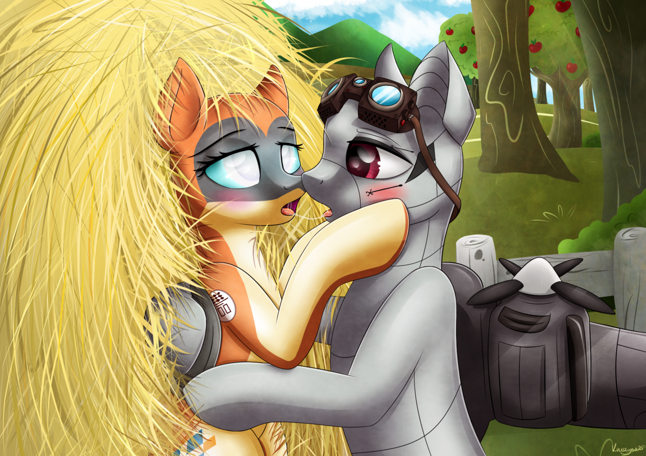 artist:kruszynka25, oc, oc only, oc:dorn, oc:kiva, original species, plane <b>pony</b>...