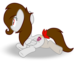 Size: 4200x3500 | Tagged: safe, alternate version, artist:rsa.fim, edit, oc, oc only, oc:whisper hope, pegasus, pony, alternate clothes, bow, correction, female, mare, mexican, prone, rear view, red eyes, ribbon, simple background, solo, tail bow, tail wrap, transparent background, unitárium, vector
