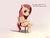 Size: 1900x1460 | Tagged: safe, artist:miokomata, fluttershy, pegasus, pony, g4, chair, dialogue, female, looking at you, mare, sitting, smiling, solo