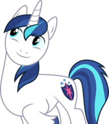 Size: 3057x3490 | Tagged: safe, artist:frownfactory, shining armor, pony, unicorn, a flurry of emotions, g4, .svg available, blue eyes, blue mane, blue tail, cute, high res, horn, male, shining adorable, simple background, solo, stallion, svg, transparent background, vector
