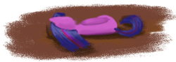 Size: 1050x375 | Tagged: safe, artist:sycreon, twilight sparkle, alicorn, pony, g4, female, lying down, mare, on side, sketch, solo, twilight sparkle (alicorn)