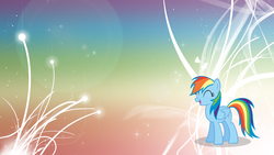 Size: 1920x1080 | Tagged: safe, artist:rainbowcrab, artist:unfiltered-n, edit, rainbow dash, pony, g4, abstract background, female, solo, wallpaper, wallpaper edit