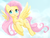 Size: 800x600 | Tagged: safe, artist:tokokami, fluttershy, pony, g4, blushing, cute, female, flying, looking away, looking up, open mouth, shyabetes, sky, solo, spread wings, wings