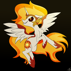 Size: 2500x2500 | Tagged: safe, artist:goldenled, daybreaker, alicorn, pony, a royal problem, g4, my little pony: friendship is magic, female, high res, solo