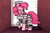 Size: 1200x800 | Tagged: safe, artist:katya-na-krovati, pinkie pie, earth pony, pony, g4, ball and chain, clothes, female, hat, mugshot, one eye closed, prison outfit, prison stripes, prisoner pp, solo, wink
