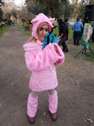 Size: 4032x3024 | Tagged: safe, oc, oc:fluffle puff, human, clothes, cosplay, costume, irl, irl human, photo