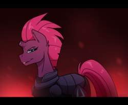 Size: 4138x3400 | Tagged: safe, artist:neoncel, tempest shadow, pony, unicorn, g4, my little pony: the movie, broken horn, ear fluff, female, high res, horn, mare, smiling, solo