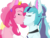 Size: 3264x2448 | Tagged: safe, artist:cornerverse, pinkie pie, sonata dusk, equestria girls, g4, duo, female, high res, kiss on the lips, kissing, lesbian, marriage, ship:pinata, shipping, simple background, transparent background, wedding