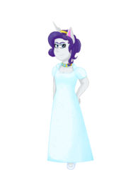 Size: 2448x3264 | Tagged: safe, artist:cornerverse, rarity, equestria girls, g4, clothes, dress, female, gala dress, high res, simple background, solo, transparent background