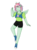 Size: 4869x6528 | Tagged: safe, artist:cornerverse, fluttershy, rainbow dash, anthro, g4, absurd resolution, alternate hairstyle, converse, female, fusion, lesbian, ship:flutterdash, shipping, shoes, simple background, transparent background, wings