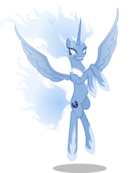 Size: 4681x6000 | Tagged: safe, artist:orin331, princess cadance, alicorn, pony, dancerverse, g4, absurd resolution, alternate hairstyle, alternate universe, belly, concave belly, ethereal mane, ethereal tail, female, flying, hoof shoes, ice, long legs, mare, mournful frost, nightmare cadance, nightmare heart, nightmarified, queen, simple background, slender, solo, spread wings, tail, thin, transparent background, vector, wings
