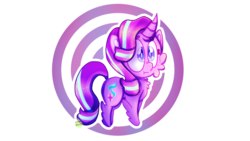 Size: 1024x576 | Tagged: safe, artist:sunnysunday19, starlight glimmer, pony, unicorn, g4, abstract background, chest fluff, female, simple background, solo, transparent background