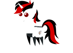Size: 3108x2264 | Tagged: safe, artist:aborrozakale, oc, oc only, oc:blackjack, pony, unicorn, fallout equestria, female, high res, level 2 (project horizons), mare, pointy ponies, simple background, solo, transparent background, vector