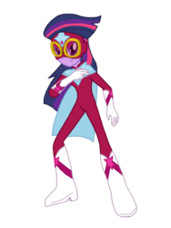 Size: 1024x1365 | Tagged: safe, artist:ferrokiva, twilight sparkle, equestria girls, g4, power ponies (episode), female, masked matter-horn costume, power ponies, simple background, solo, superhero, transparent background