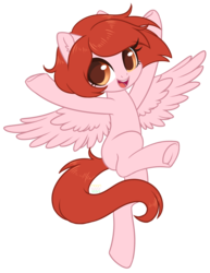 Size: 2354x3047 | Tagged: safe, artist:hawthornss, oc, oc only, oc:weathervane, pegasus, pony, cute, high res, looking at you, open mouth, simple background, smiling, transparent background, underhoof