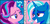 Size: 1421x680 | Tagged: safe, starlight glimmer, trixie, pony, unicorn, g4, cutie mark, just friends, looking at each other, pixel art, pixelcanvas