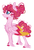 Size: 888x1300 | Tagged: safe, artist:australian-senior, pinkie pie, pegasus, pony, kirindos, g4, alternate universe, colored hooves, colored wings, colored wingtips, female, pegasus pinkie pie, race swap, simple background, solo, unshorn fetlocks, white background